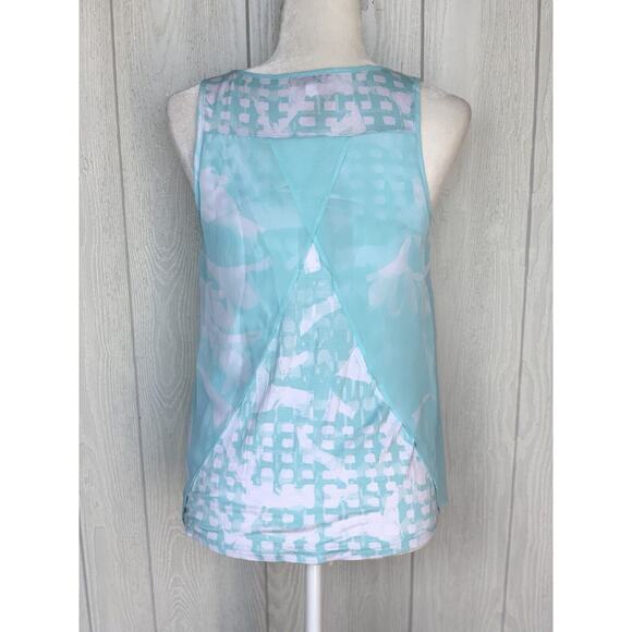 Joseph A Blue White Print Layered Tank Top Size Small NWT - Picture 3 of 3